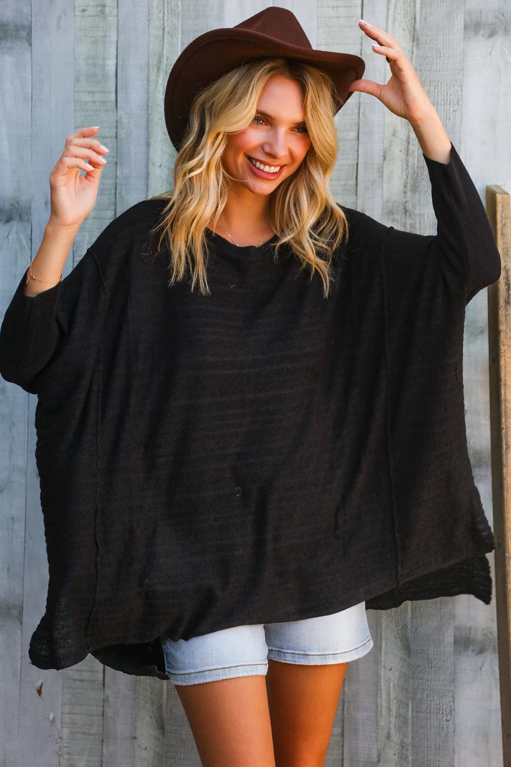 Black Stripe Design Sweater - Image 7