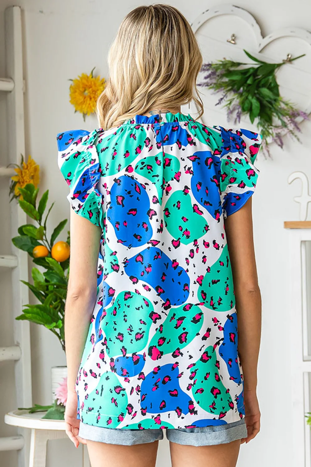 BLUE ANIMAL DESIGN TOP - Image 6