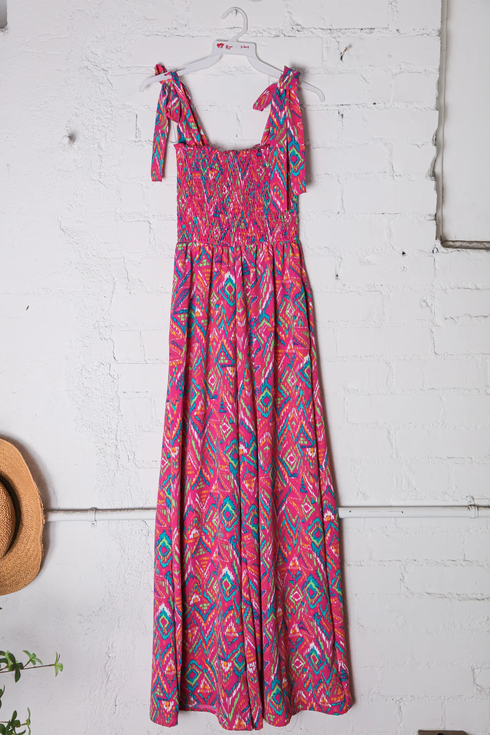 Bohemian Ethnic Print Woven Jumpsuit (4pc)