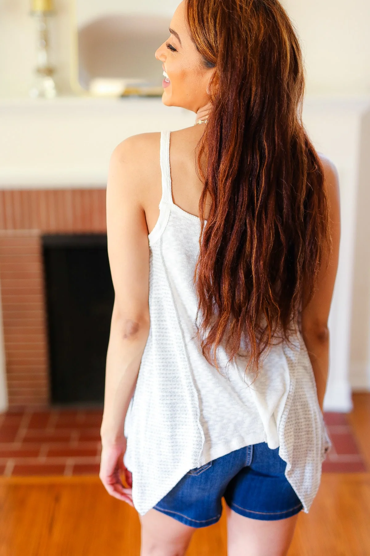 Boho Patchwork Print Halter Tank (Open Pack) - Image 3