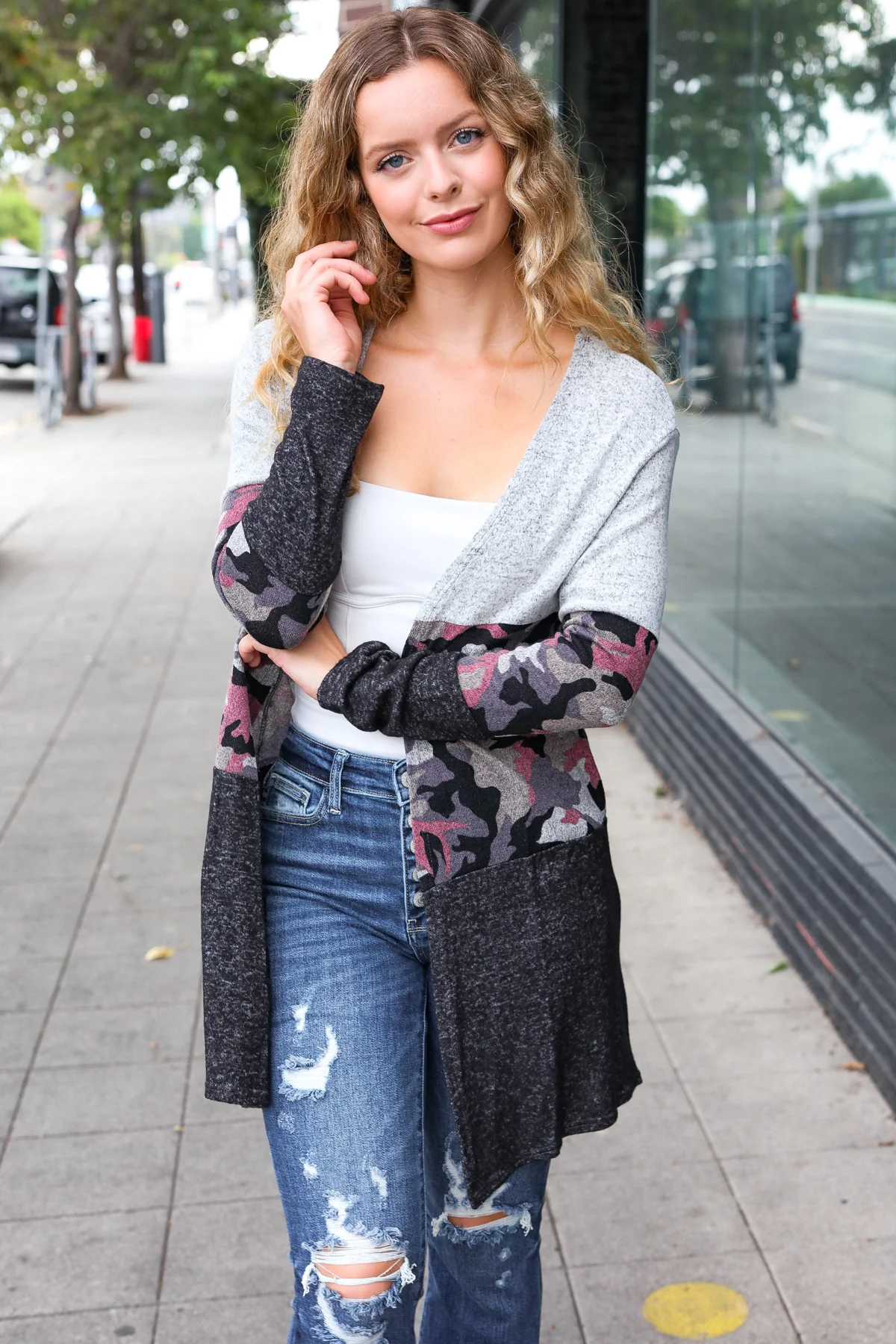 Camo Hacci Cardigan - Image 3