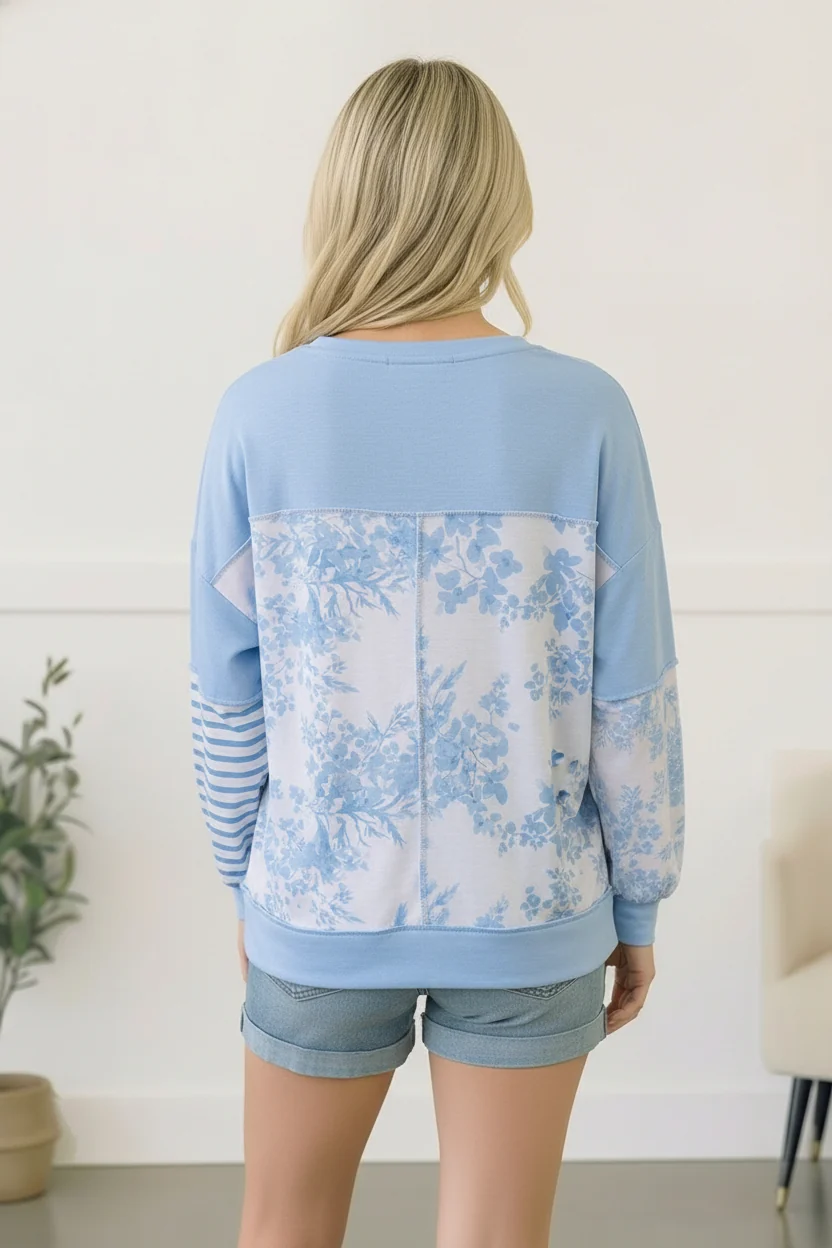 Coastal Calm Colorblock Top (Open Pack) - Image 5
