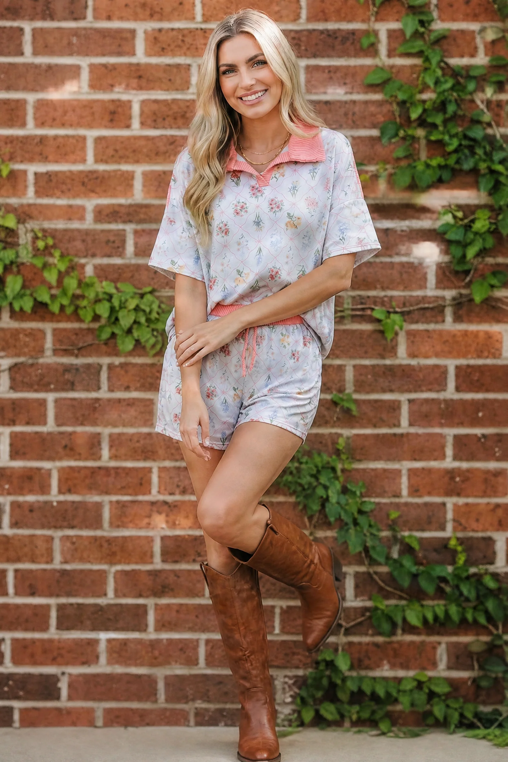 Floral Garden Matching Short Set (Open Pack) - Image 5
