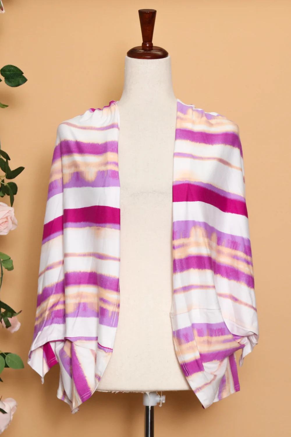 Fuchsia/Orange Kimono (5pc)