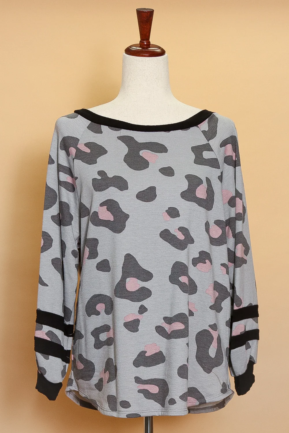 Grey Animal Top