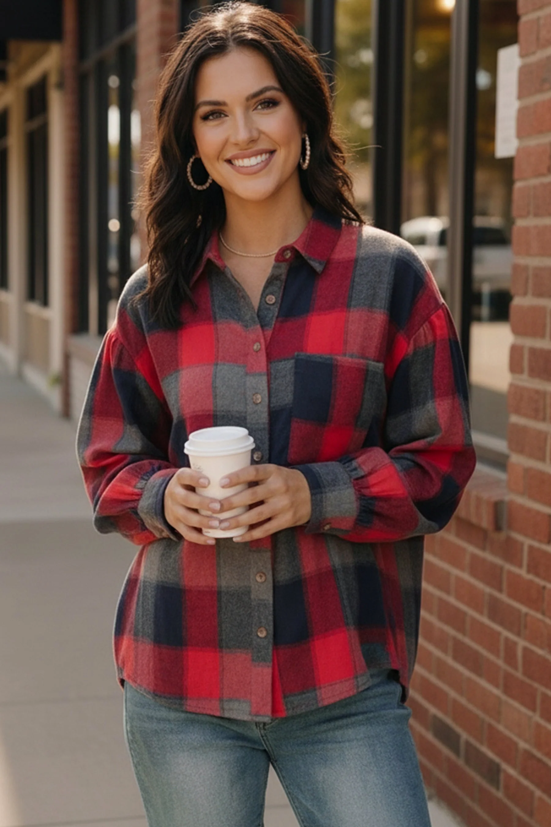 Lumberjack Love Flannel Button Down (Open Pack) - Image 5