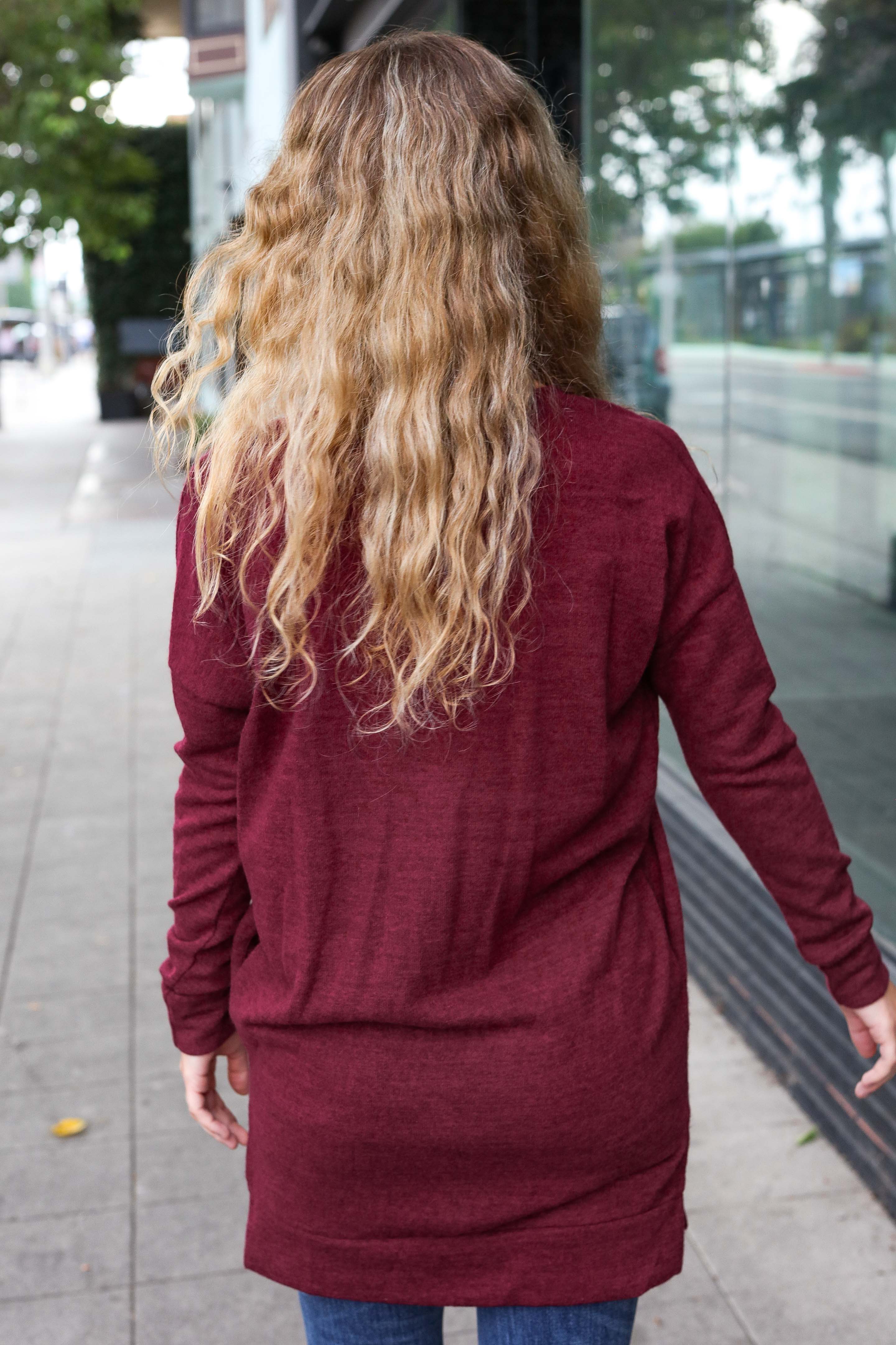 Maroon Hacci Pocketed Tunic - Image 8