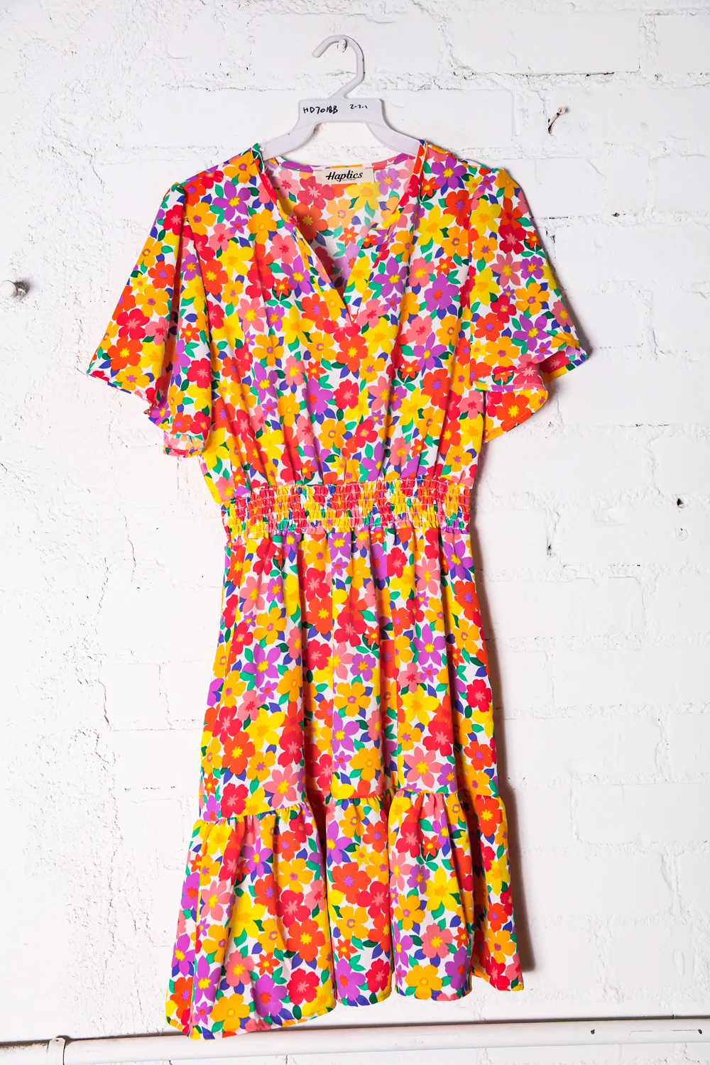 Multi Floral Smocked Dress