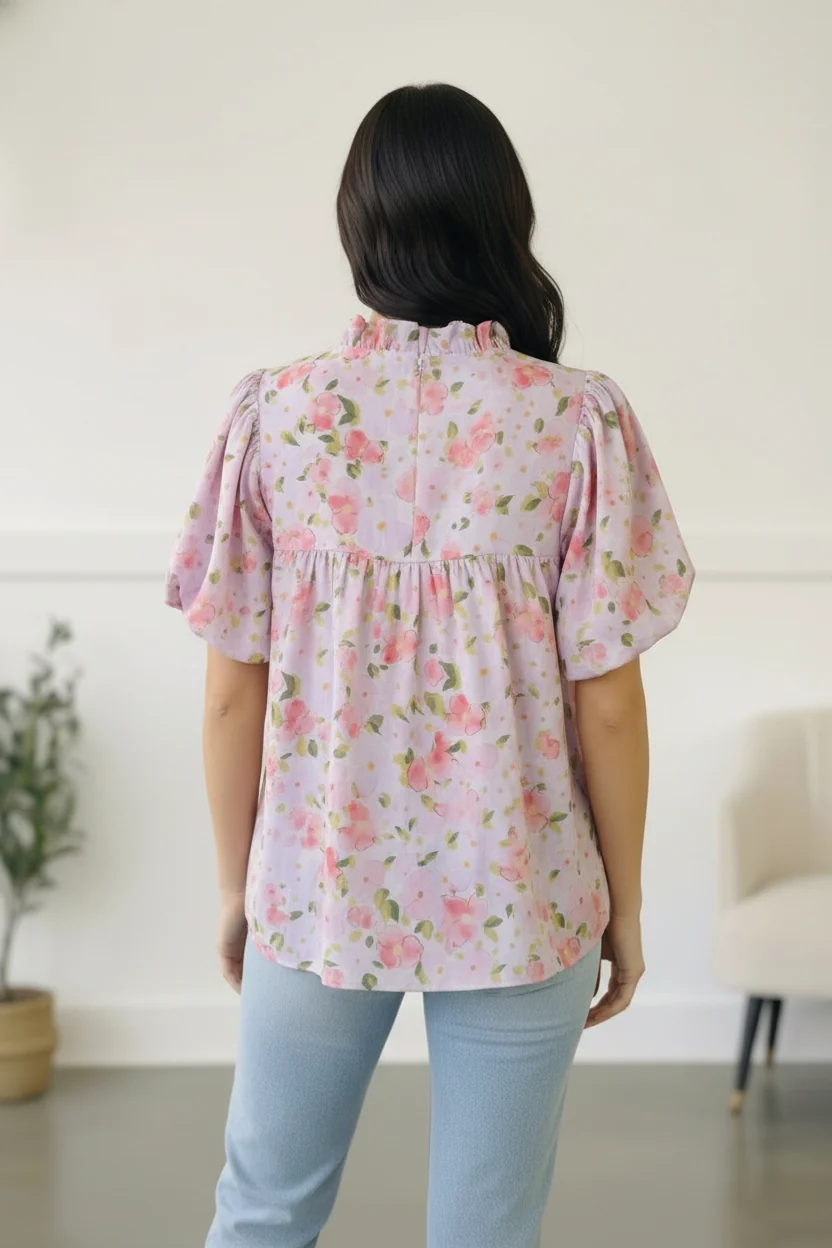 Painted Blossoms Posey Top (Open Pack) - Image 4