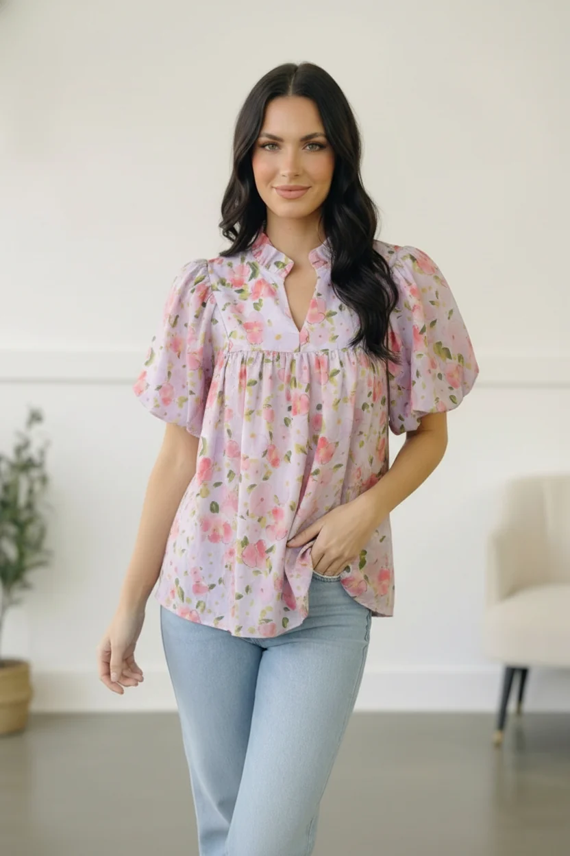 Painted Blossoms Posey Top (Open Pack) - Image 7