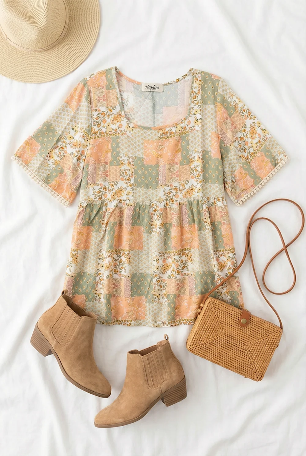 Patchwork Design Top