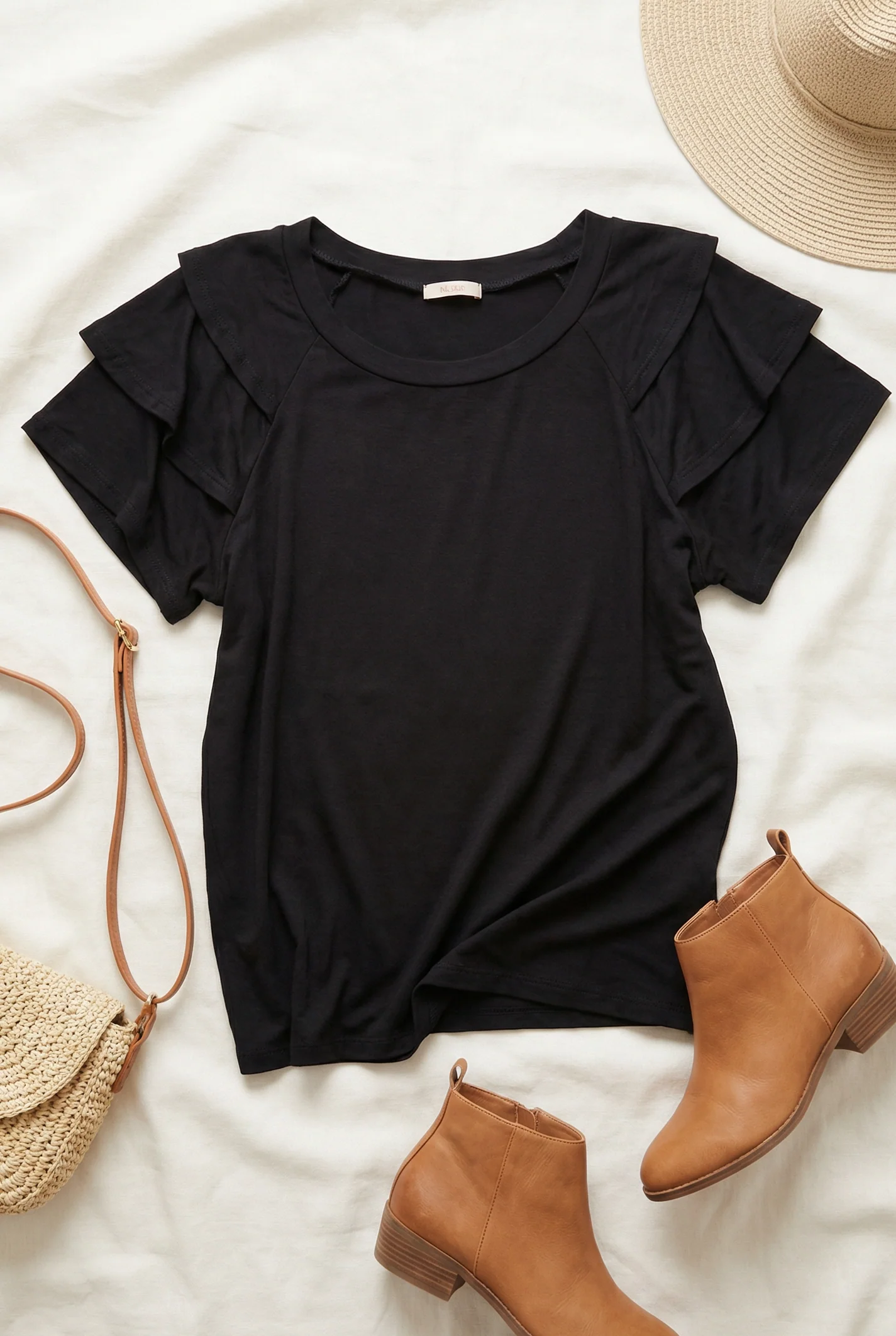 Plus Black Blouse