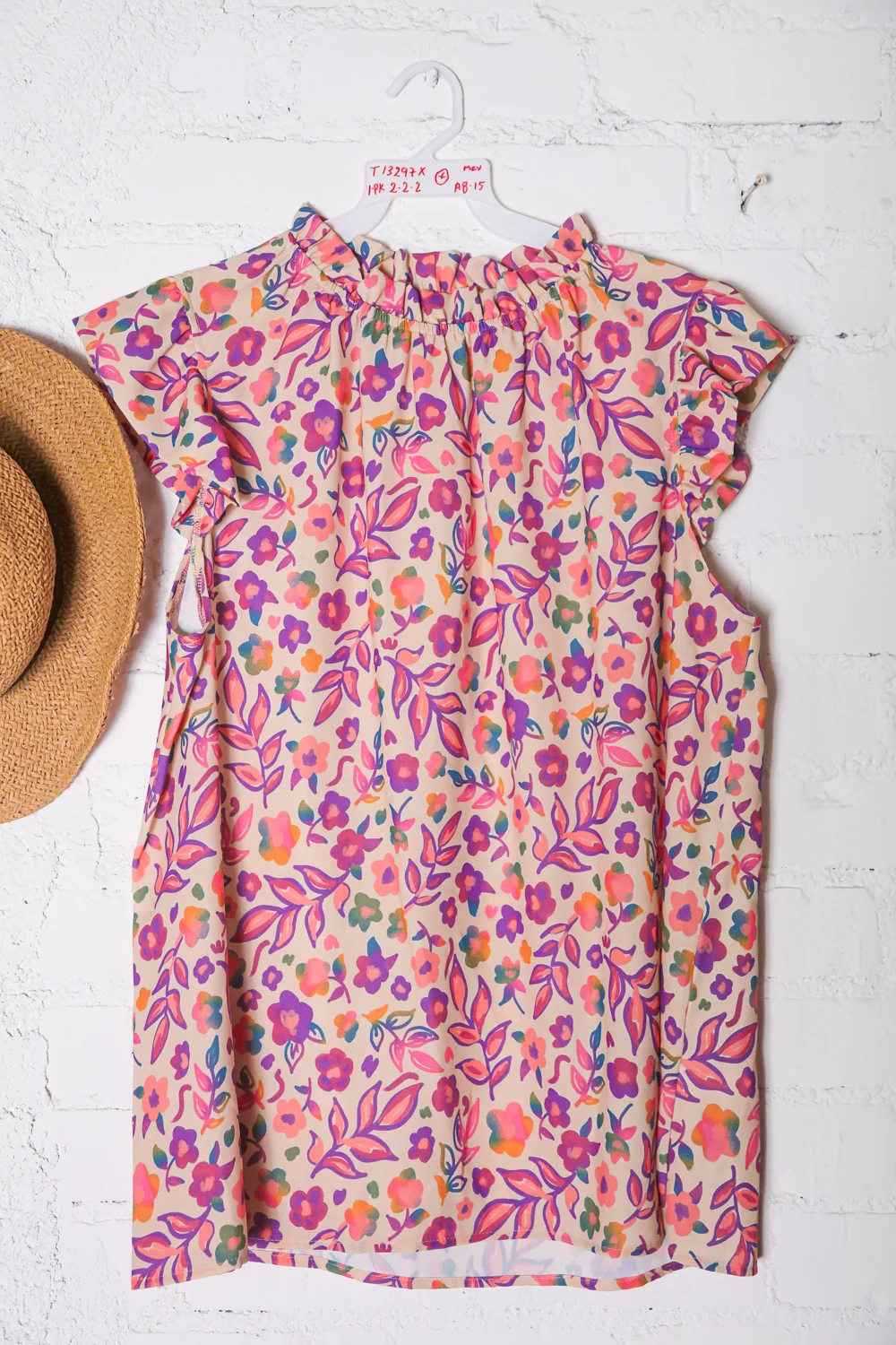 Plus Floral Top