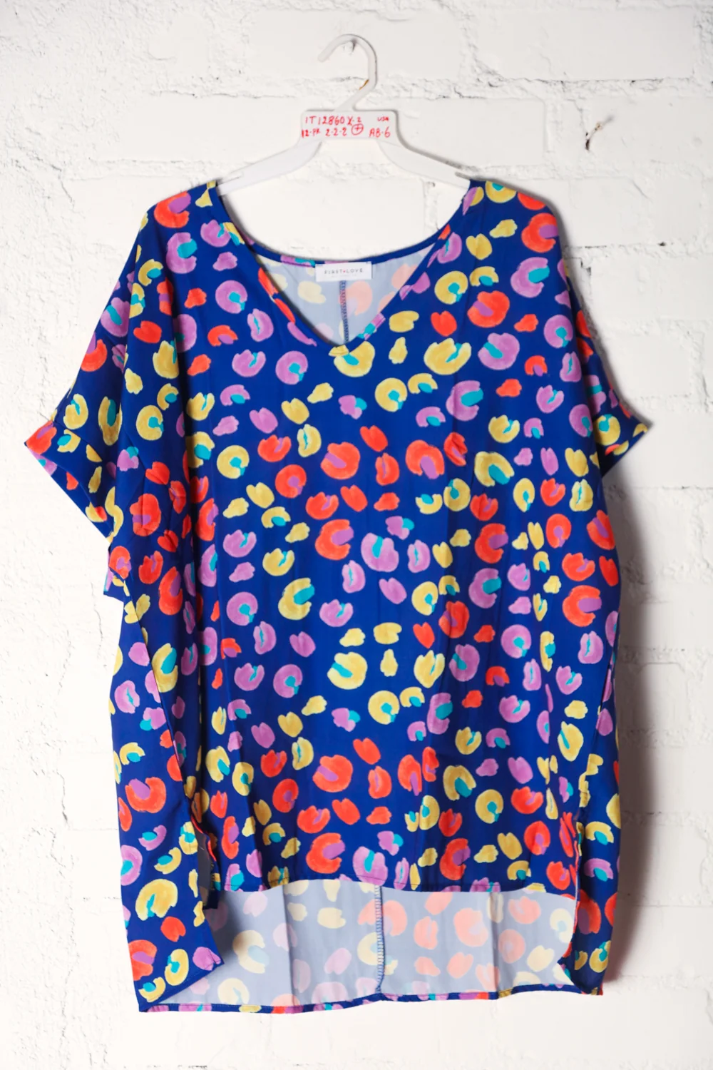 Plus Multi Animal Cuff Sleeve Tee