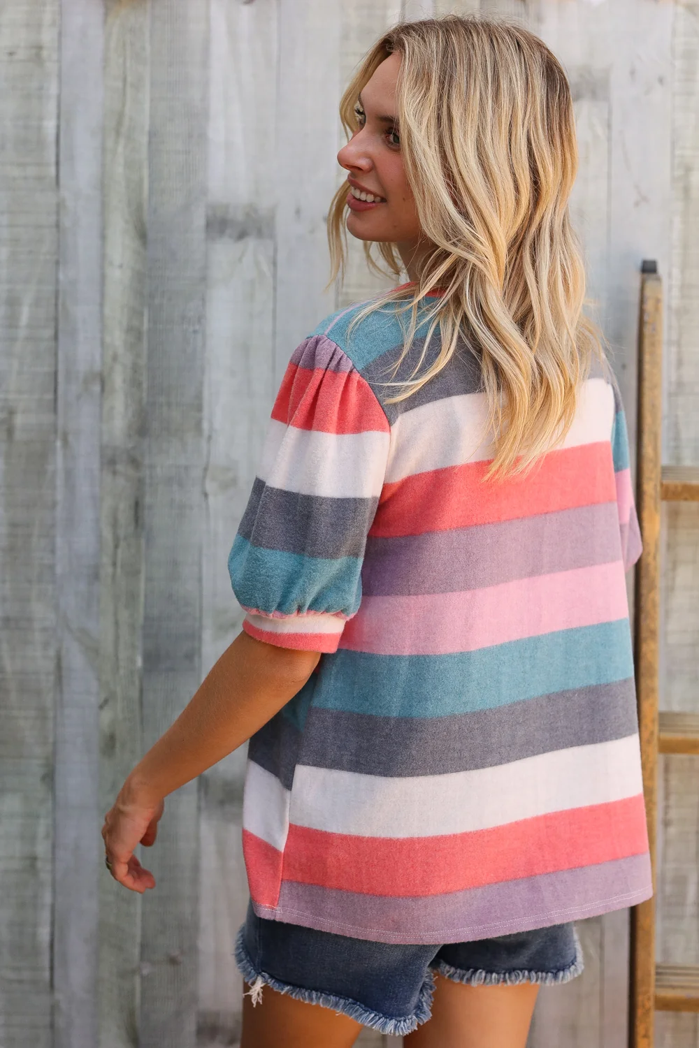 Multi Hacci Stripe Top - Image 6