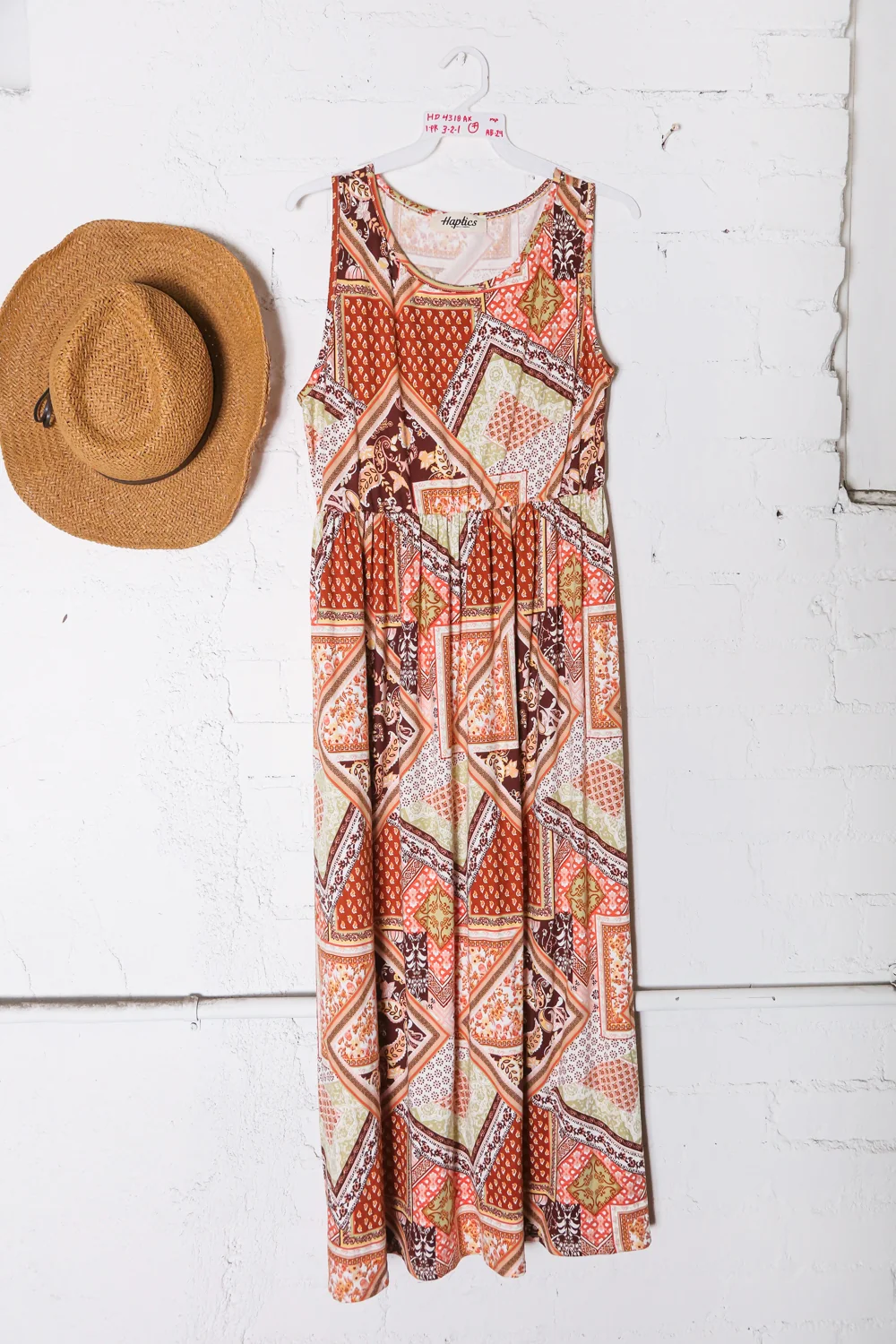 Plus Patchwork Dress