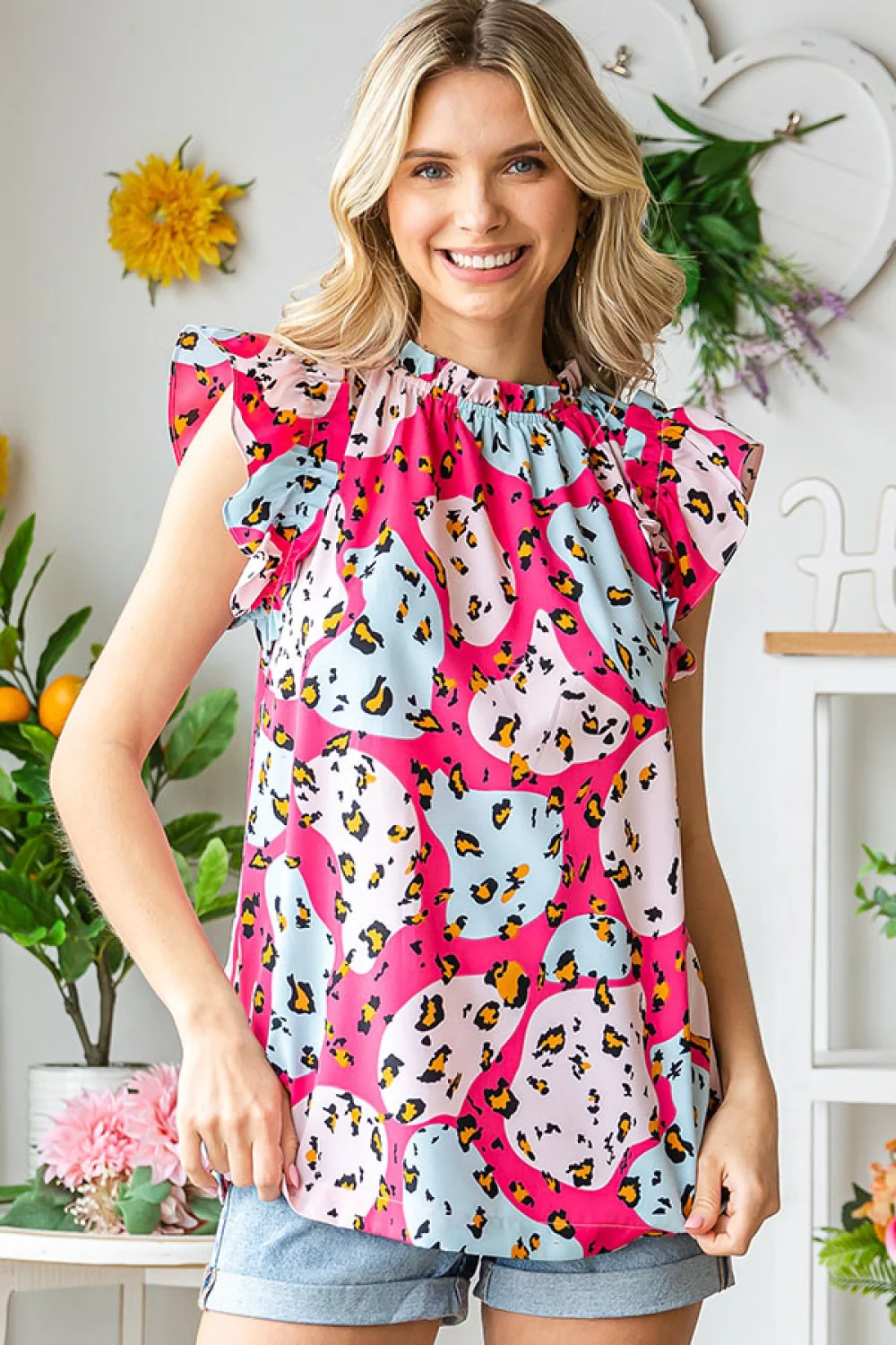 PINK ANIMAL DESIGN TOP - Image 8