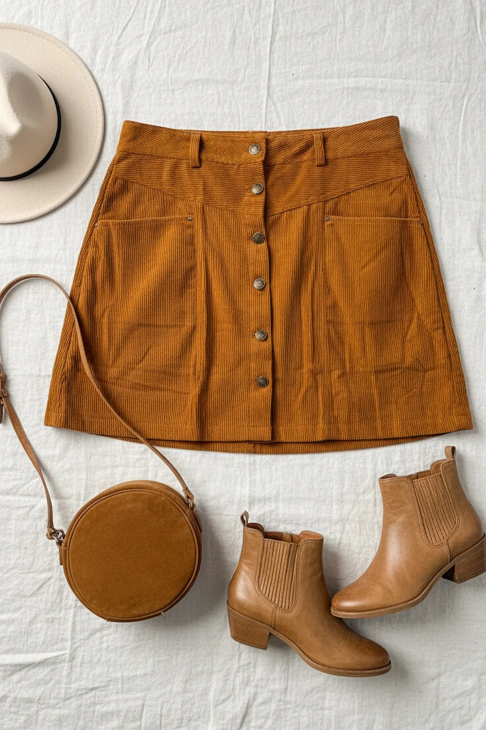 Plus Ribbed Skirt