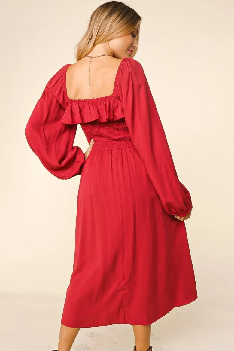 SMOCKING FIT AND FLARE WITH SIDE POCKETS - Image 6