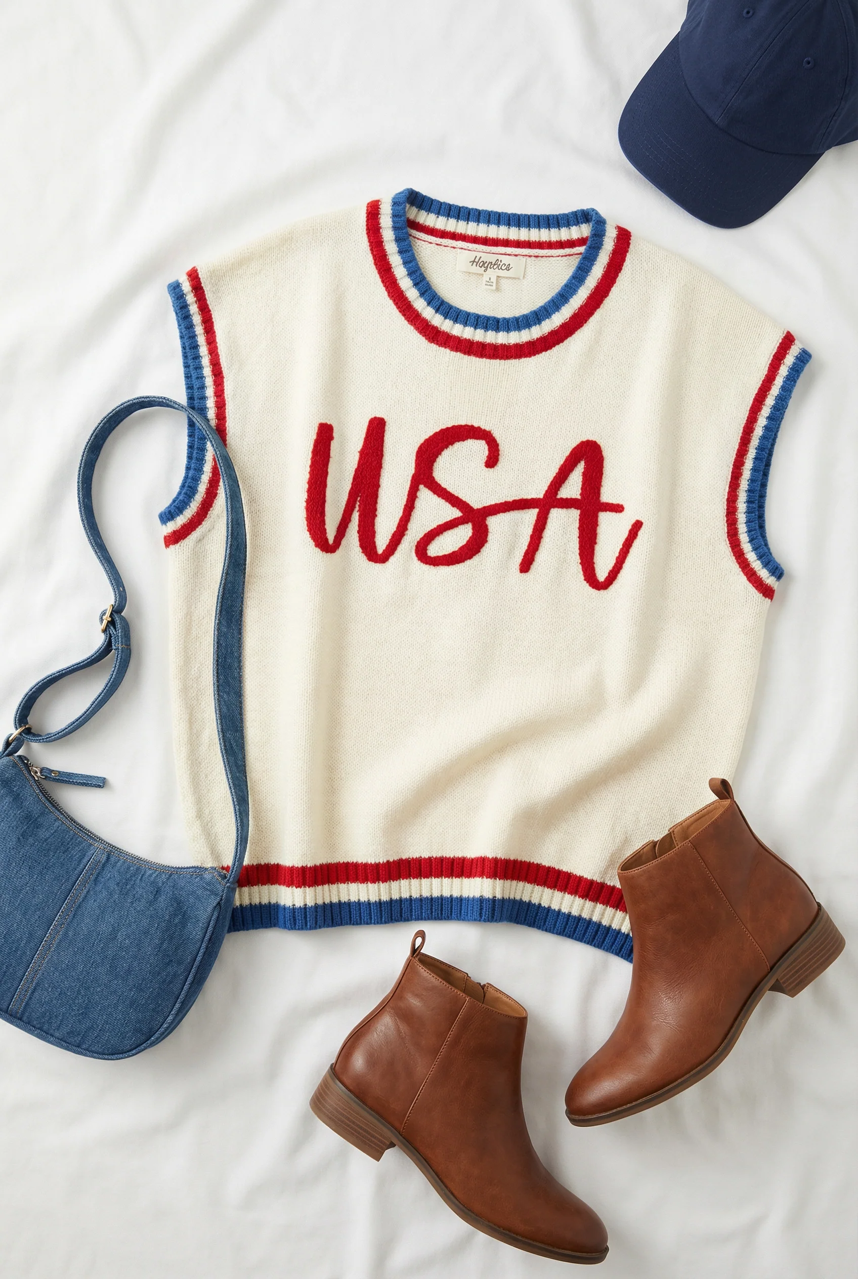 Plus Sweater USA Top