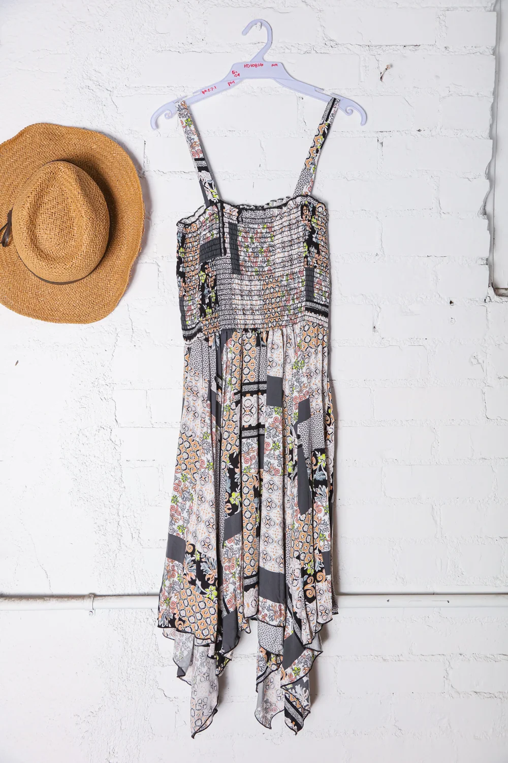 Plus Tube Top Midi Length Bohemian Woven Dress (5pc)