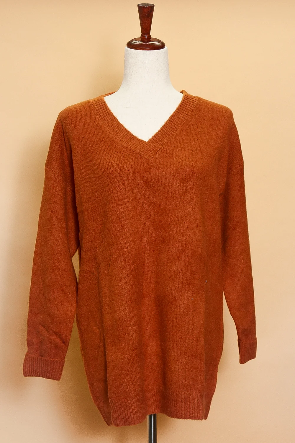 Pumpkin Spice V Neck Sweater (3pc)