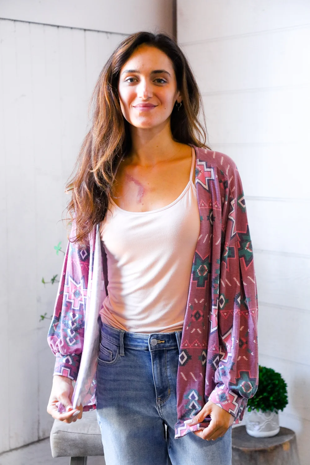 Rust Tribal Cardigan - Image 4