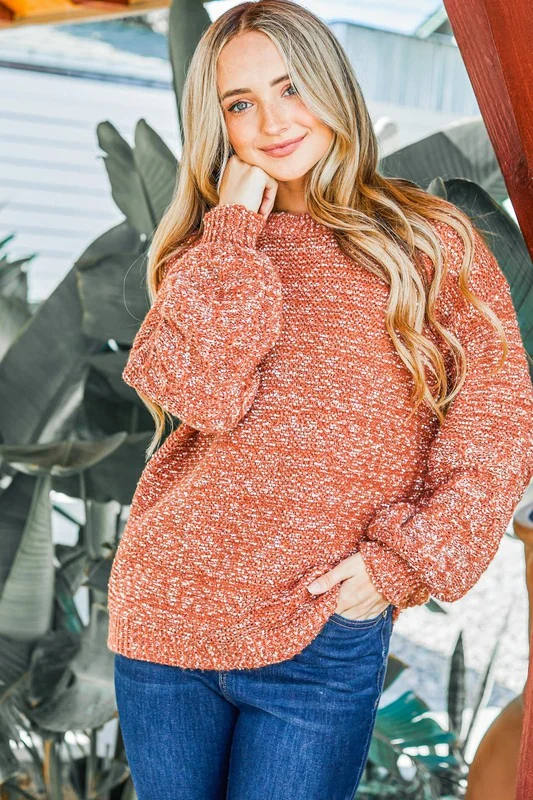 Rust Ultra Thick Sweater - Image 6