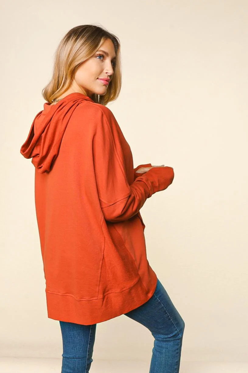 SNAP BUTTON DOWN LONG SLEEVE PULLOVER - Image 6