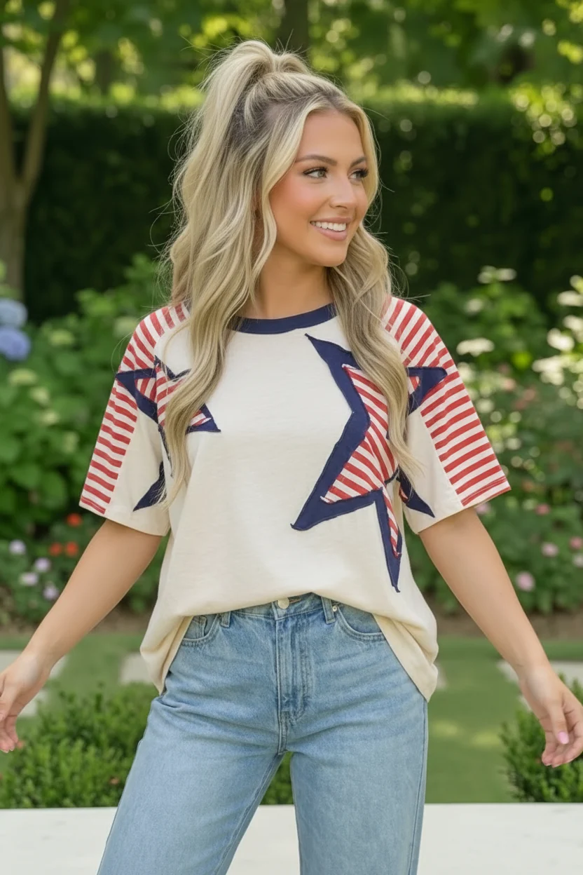 Stars and Stripes Forever Graphic Tee (Open Pack) - Image 5